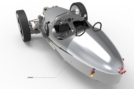 MORGAN 3 WHEELER复古造型汽车缩略图