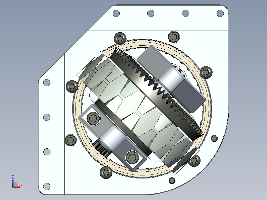 2910-mk2 Versa转向车轮模块3D数模图纸 x_t格式