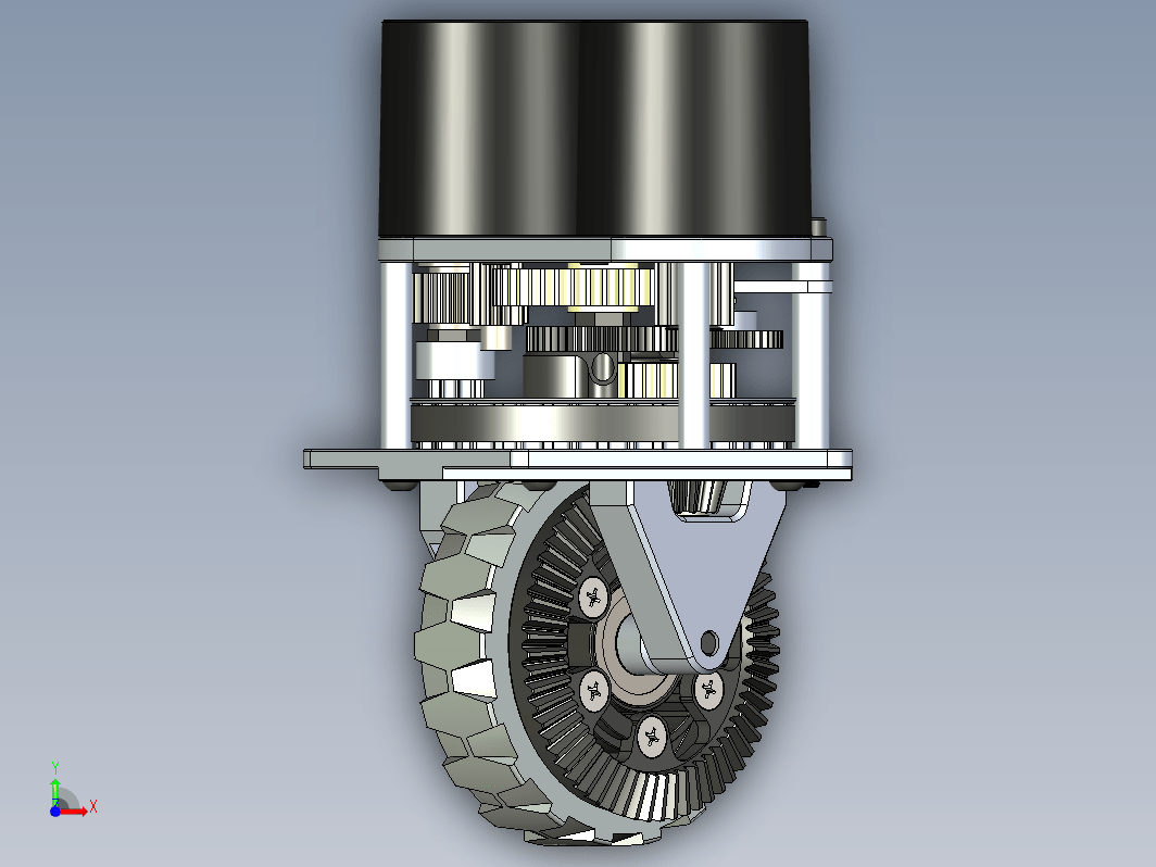 2910-mk2 Versa转向车轮模块3D数模图纸 x_t格式