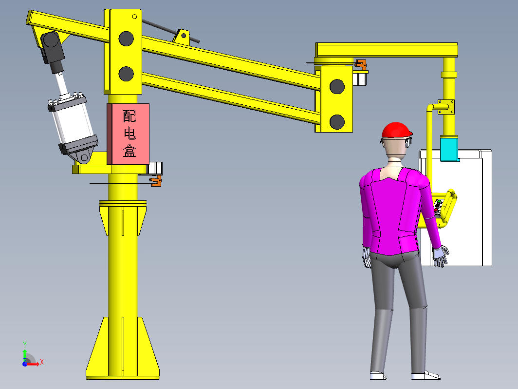 Solidworks设计的助力机械手三维建模图纸