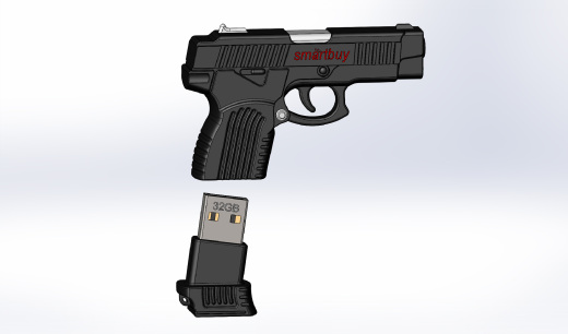 玩具手枪造型USB U盘缩略图