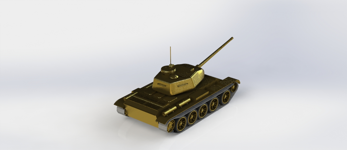 坦克简易模型 tank-military