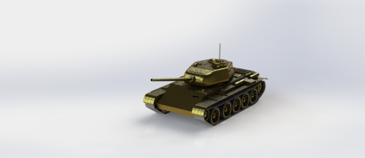 坦克简易模型 tank-military缩略图