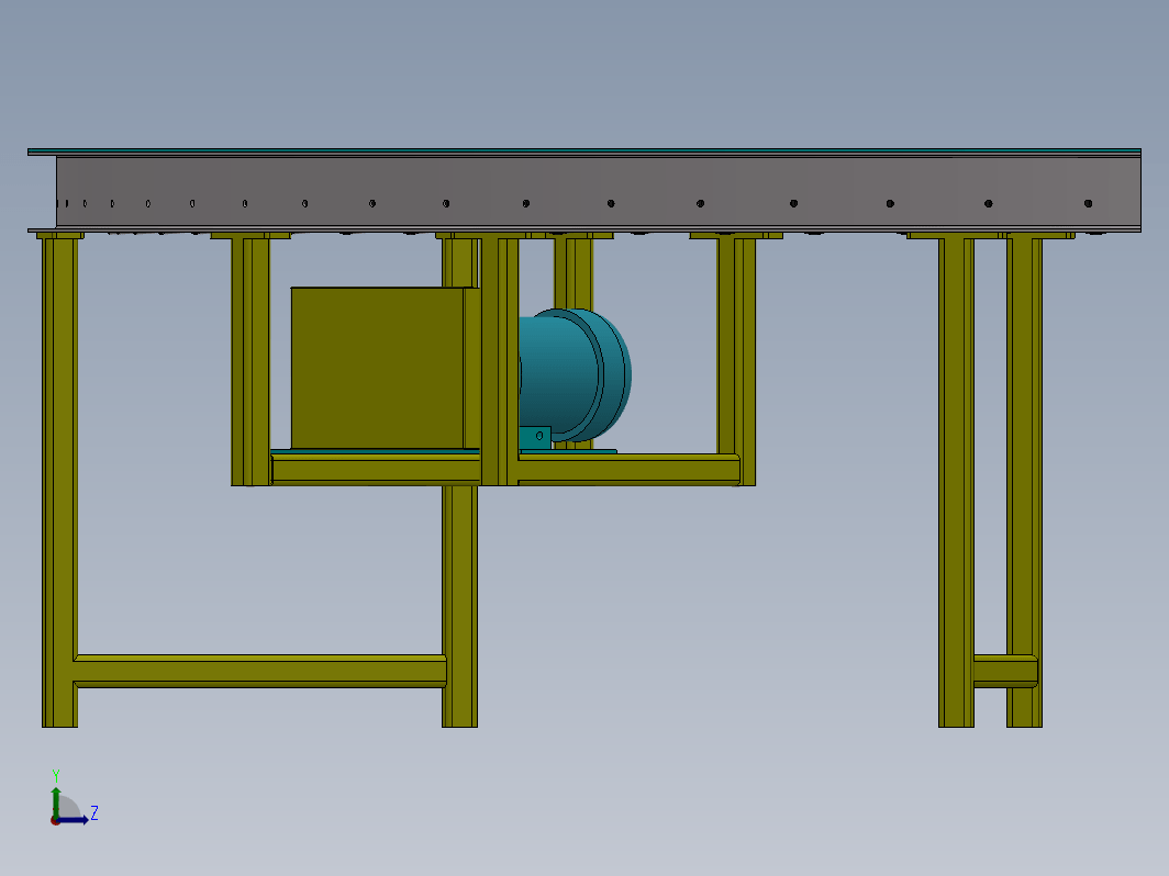 90°滚筒线3D