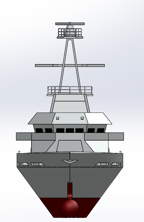 船舶军舰模型图档