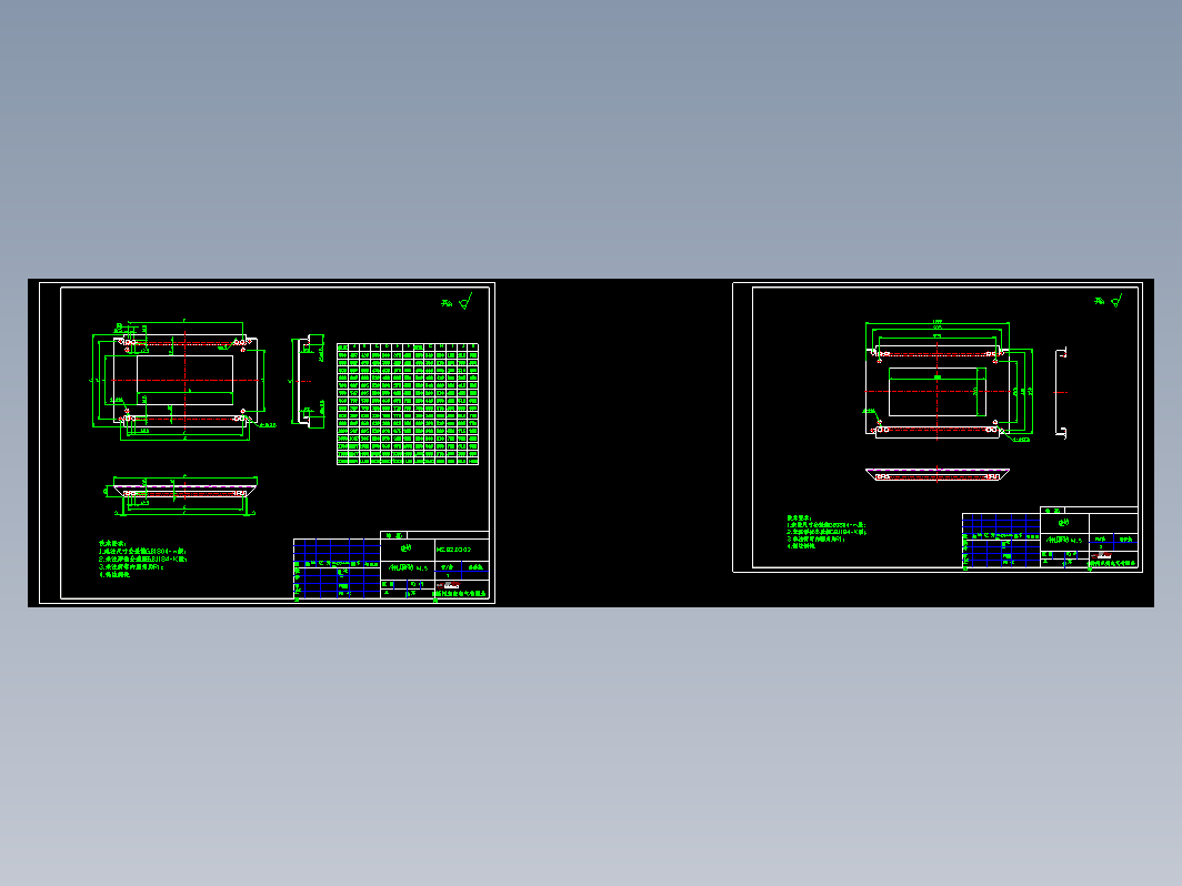 MS机柜cad图纸