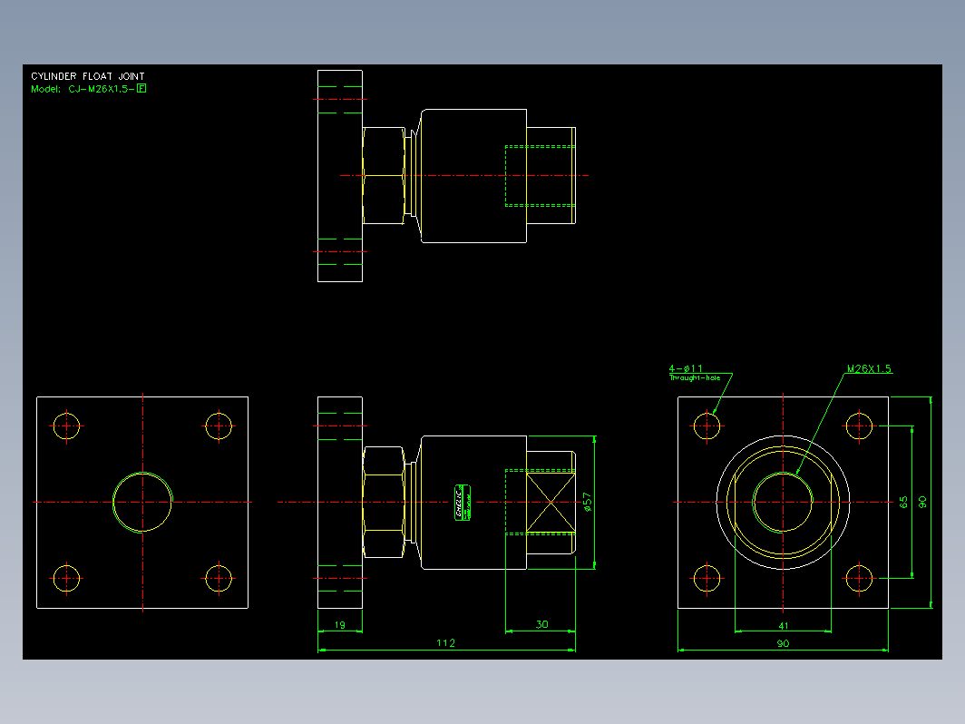 气缸 CjM2615F