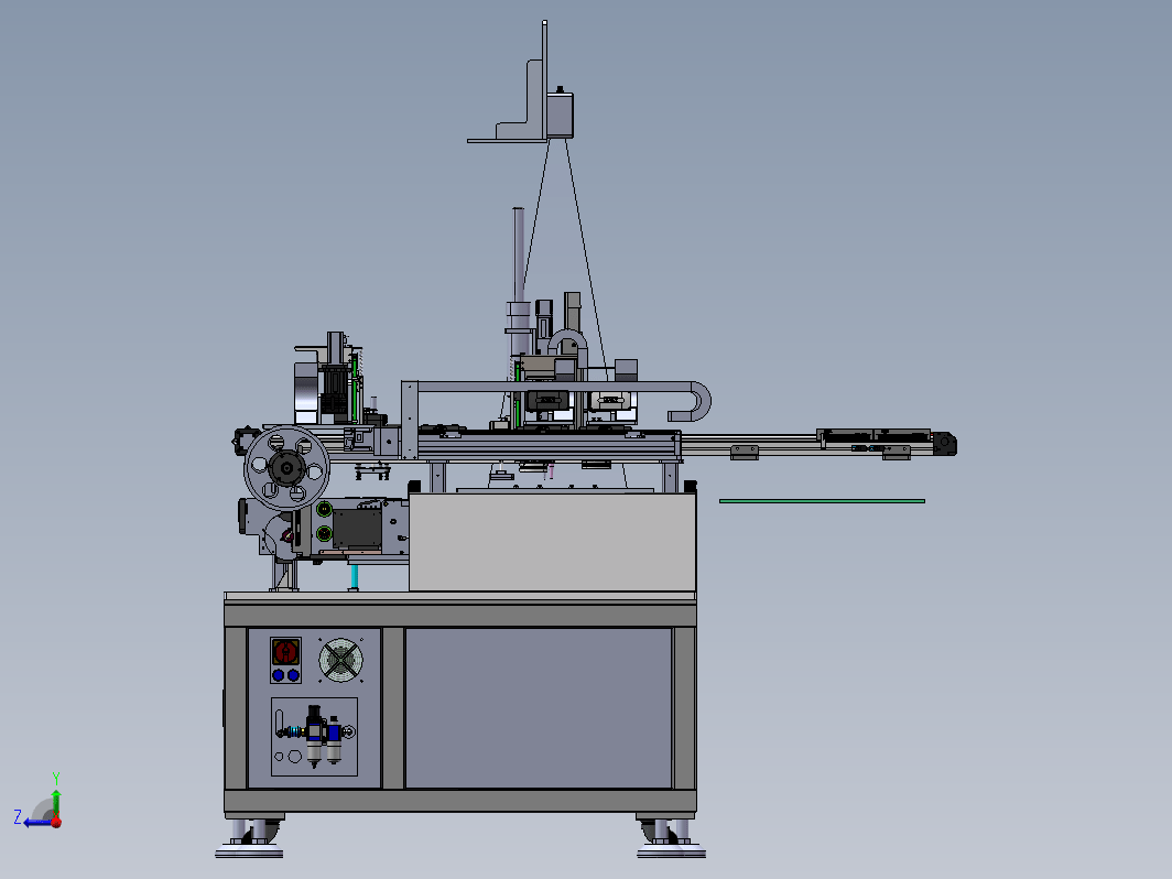 笔电散热片贴标打胶3d检测