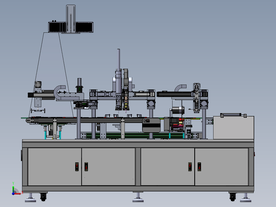 笔电散热片贴标打胶3d检测