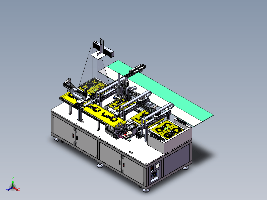 笔电散热片贴标打胶3d检测