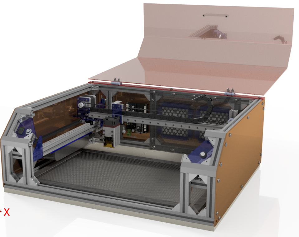 Laser GRBL machine激光切割机