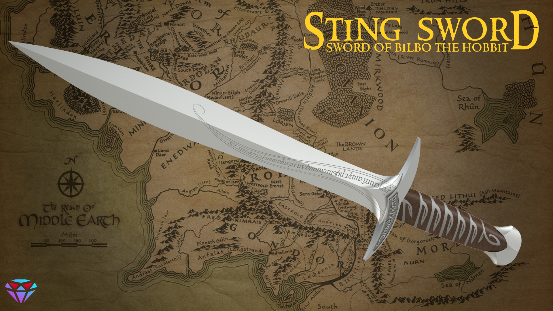 Sting bilbo sword宝剑模型