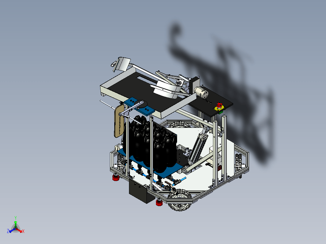 全向轮机器人车 Holonomic drive robot