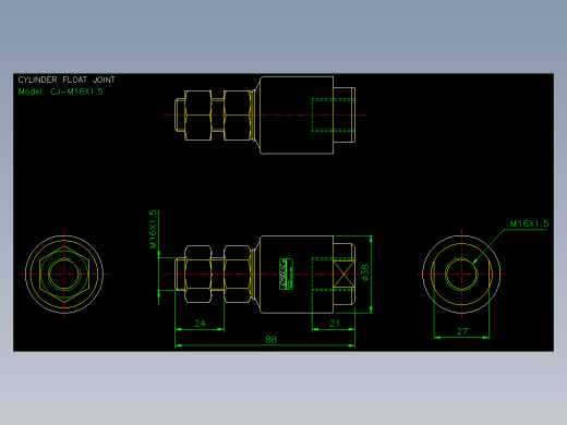 气缸 CjM1615