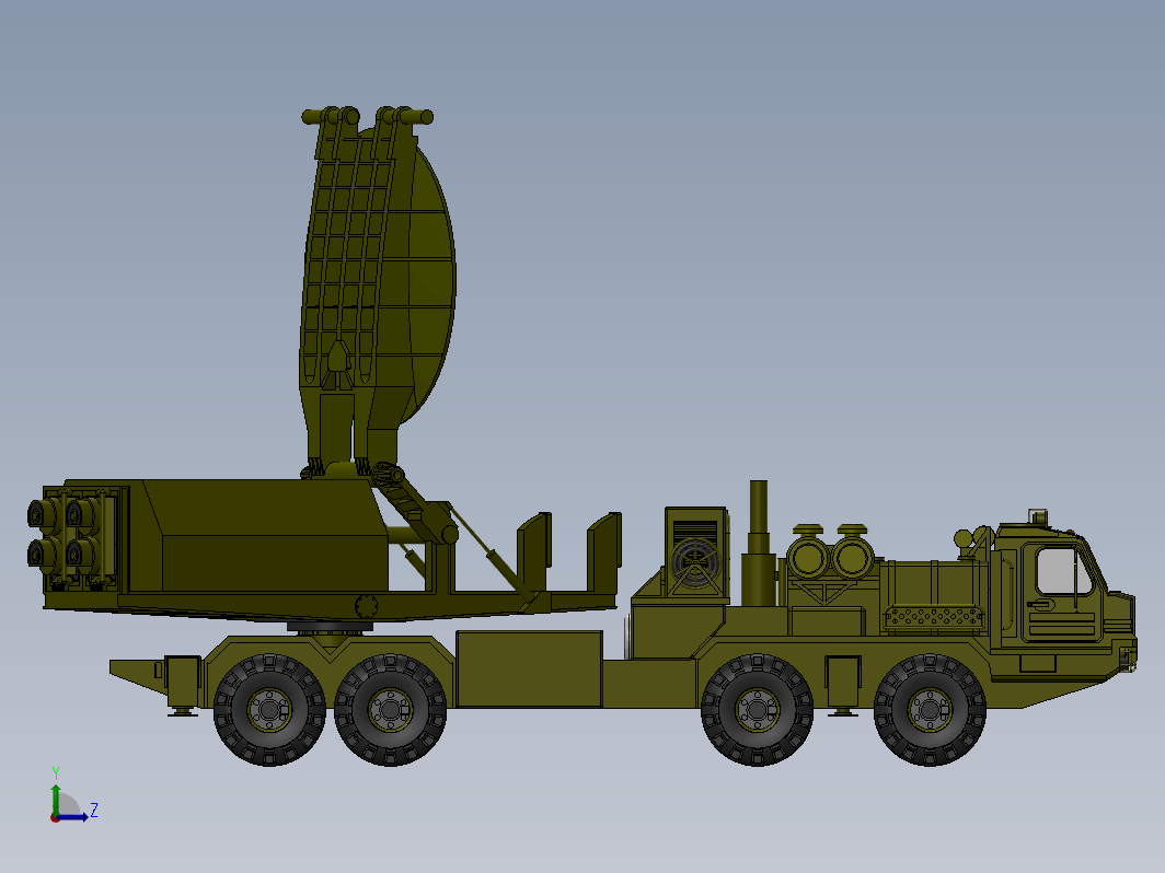 Krasukha-4陆基电子战车