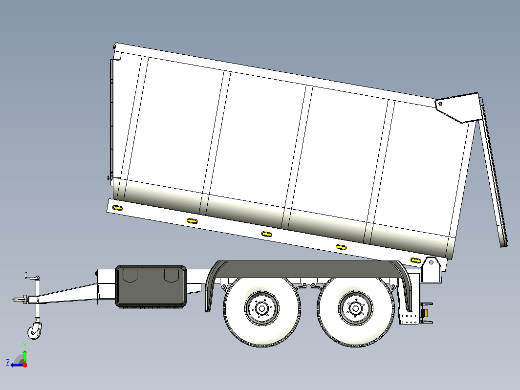 农用双轴翻斗车