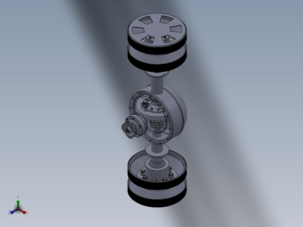 客车驱动桥系统设计三维SW2017带参+CAD+说明书