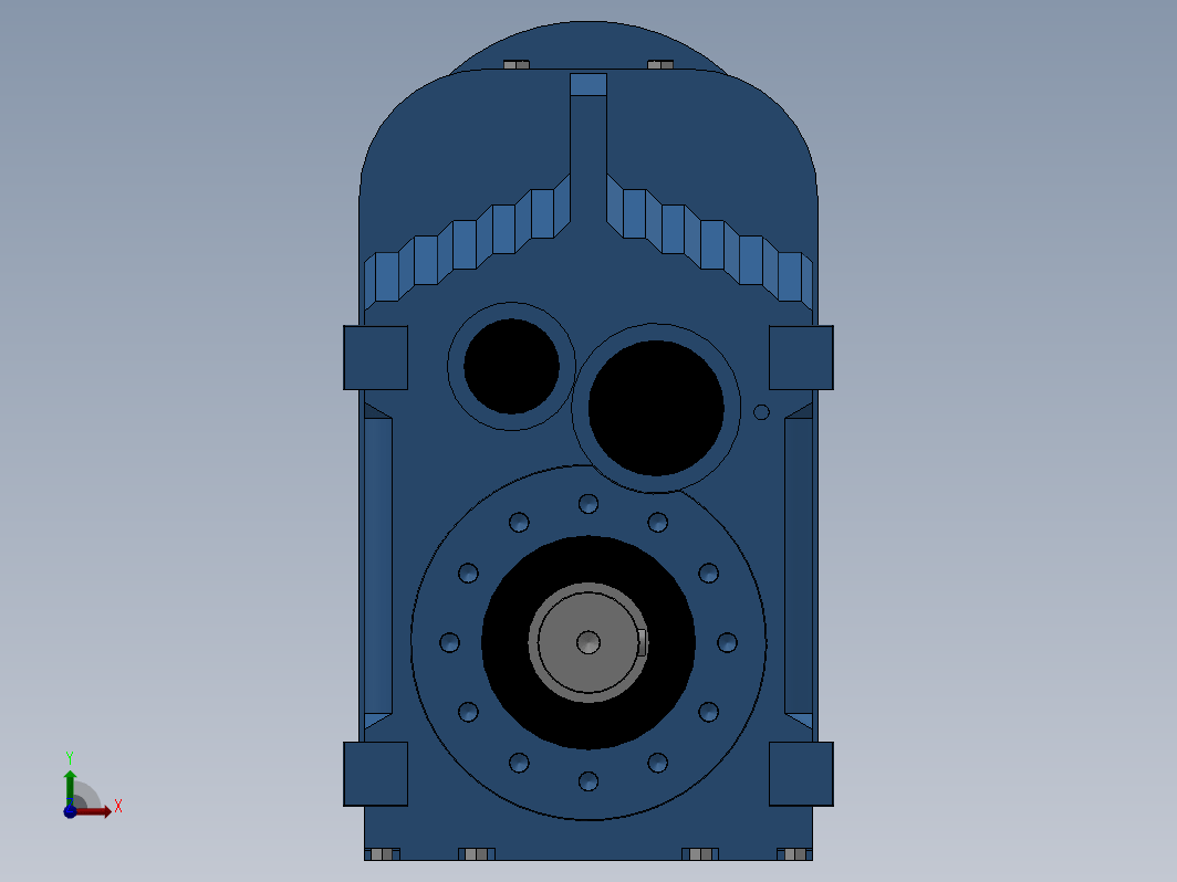 F-AM轴输入型平行轴-斜齿轮减速电机[F127-Y200-10.19-M1]