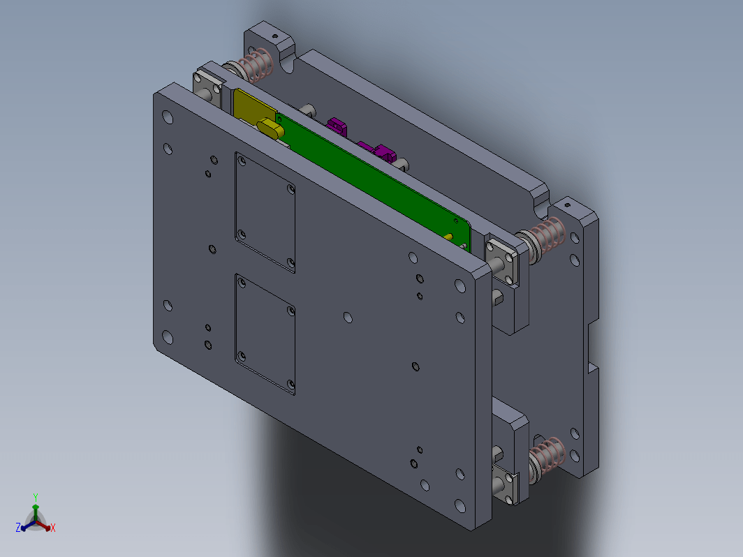 PCB板弯角模具