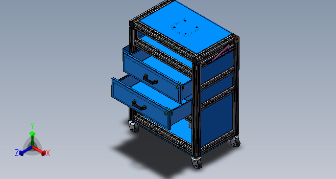 K0253-多功能储存工具车