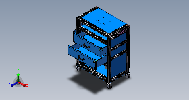 K0253-多功能储存工具车