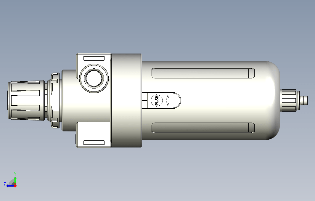 气源处理元件三点式组合3D-BFR-200-S-F1系列