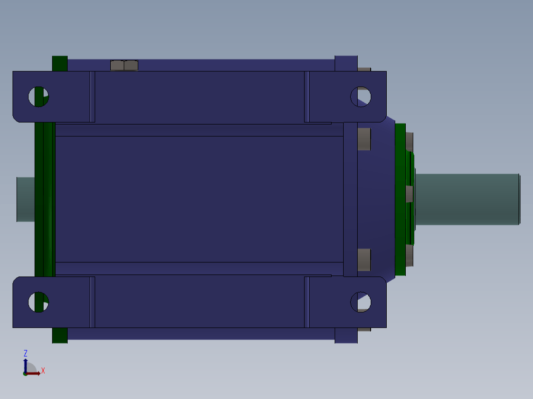 电机减速器3D图纸 Solidworks 附工程图