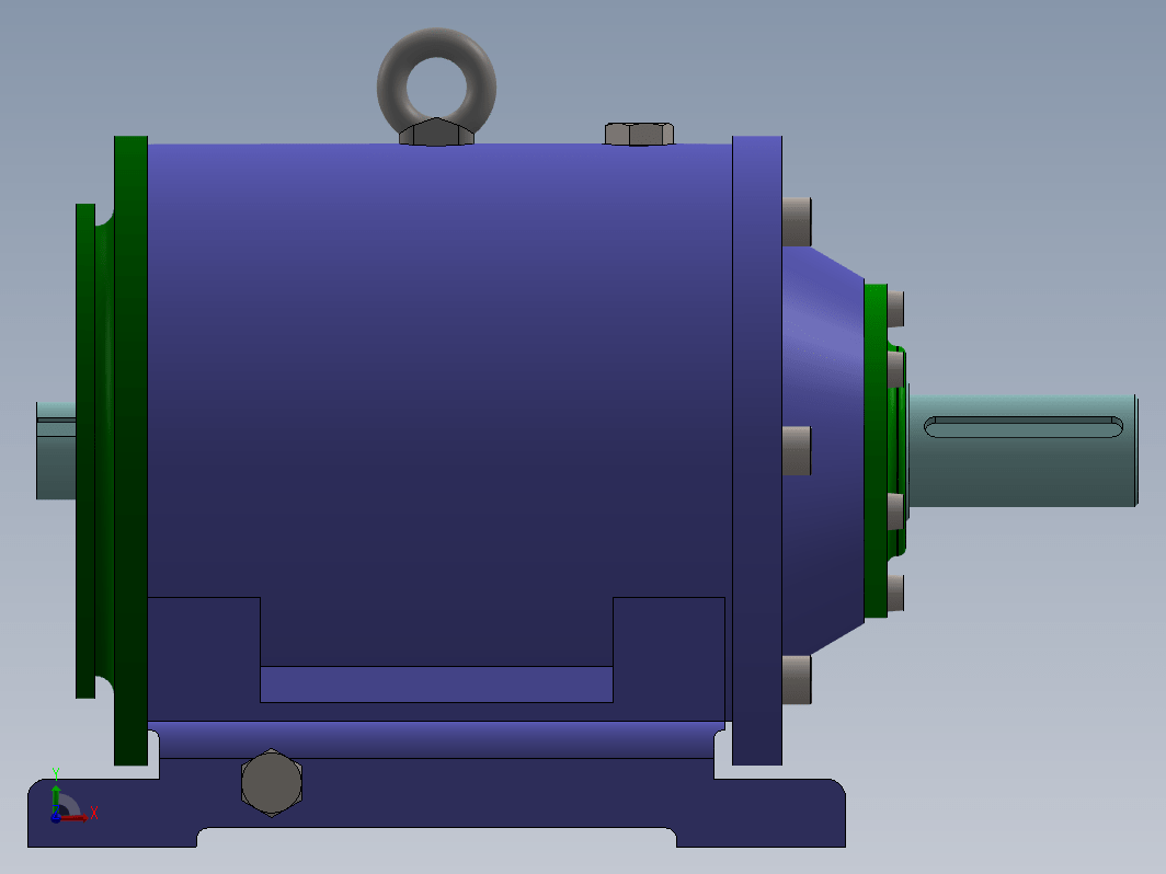 电机减速器3D图纸 Solidworks 附工程图