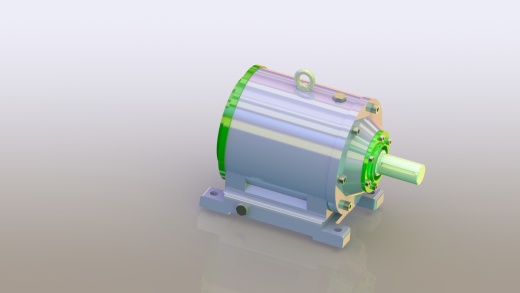 电机减速器3D图纸 Solidworks 附工程图缩略图