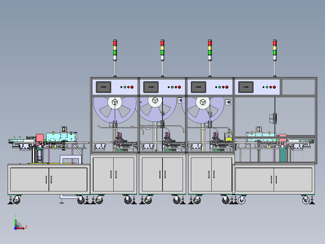 自动化插针机总装流水线（已生产设备，含DFM，bom）