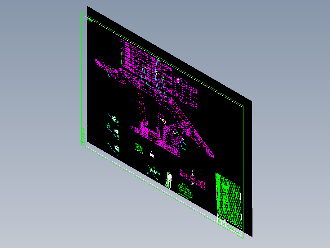 Z0001-ZF13000／26／40低位放顶煤液压支架图纸