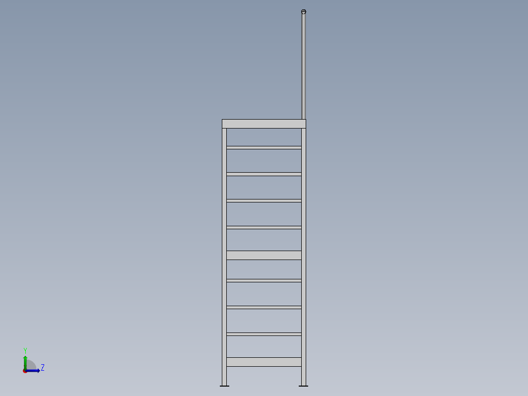 second floor stairs简易钢结构楼梯