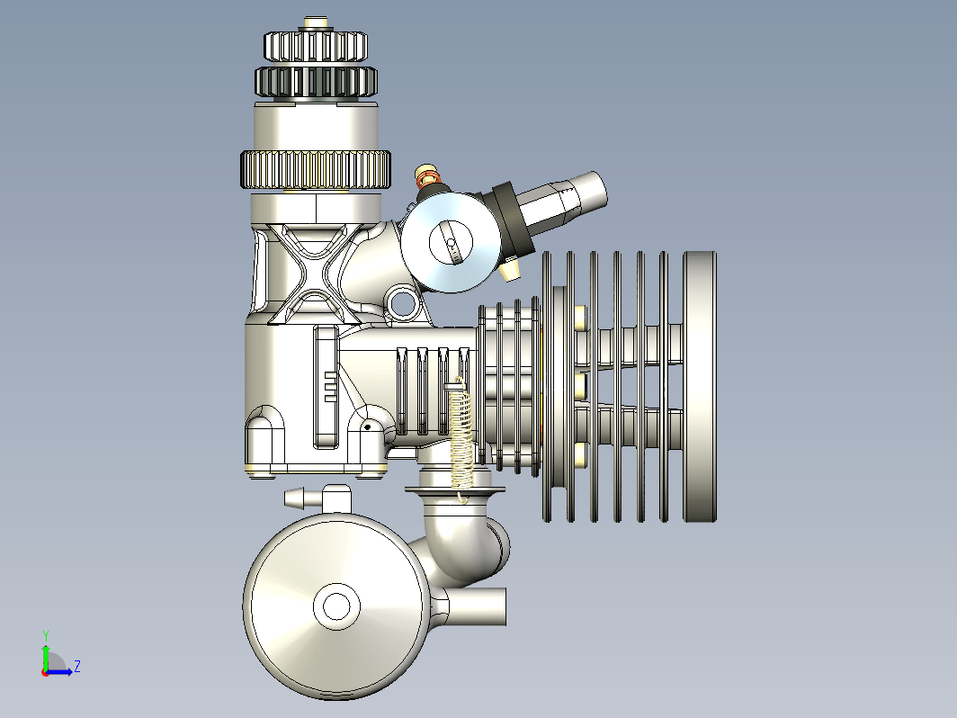 mk-2单缸发动机