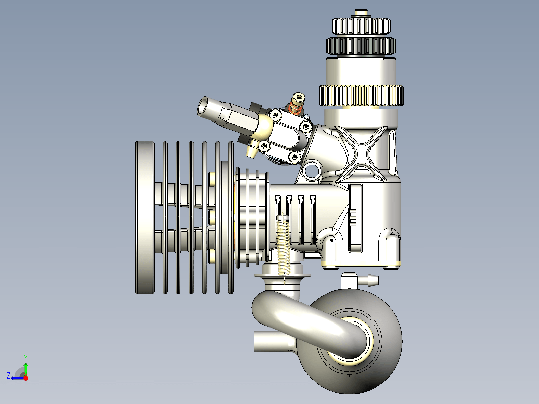 mk-2单缸发动机