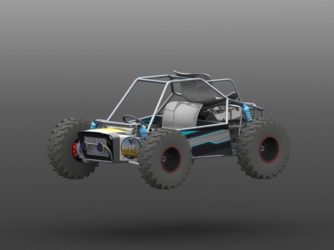 PUBG ATV Buggy钢管车