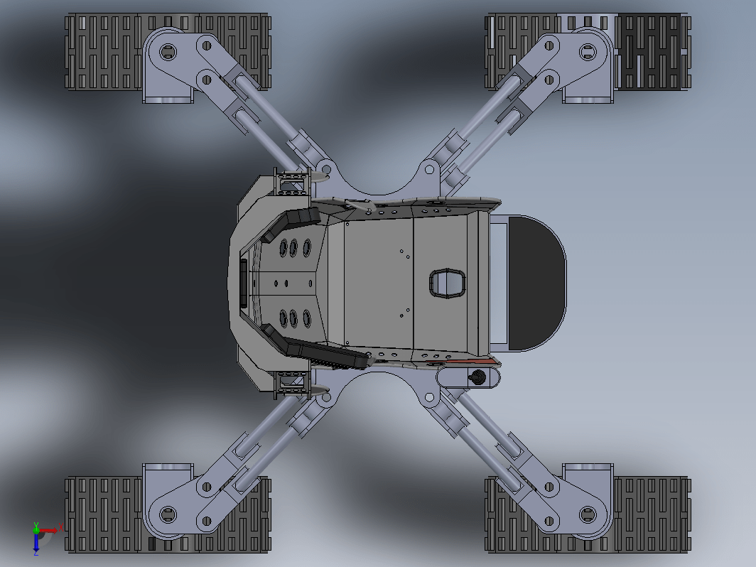 4x4全地形单座履带车