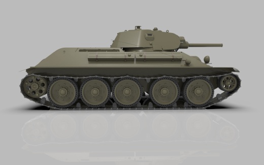 苏联中型T-34坦克玩具缩略图