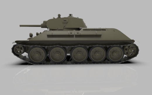 苏联中型T-34坦克玩具缩略图