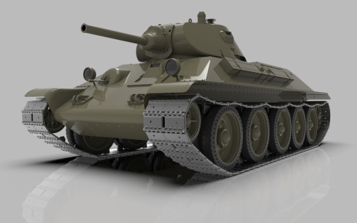 苏联中型T-34坦克玩具缩略图