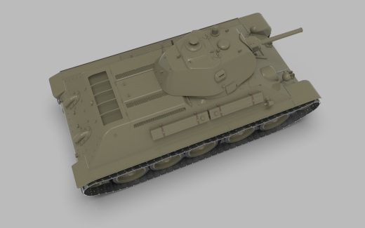 苏联中型T-34坦克玩具缩略图