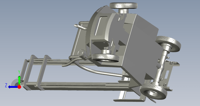 F0207-叉车模型sw设计