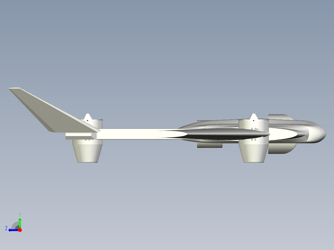 VTOL Drone垂直起降无人机简易模型