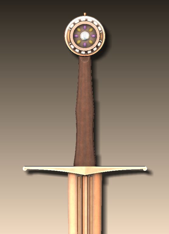 Ceremonial Sword半柄剑模型