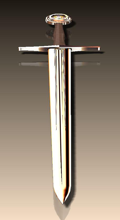 Ceremonial Sword半柄剑模型缩略图