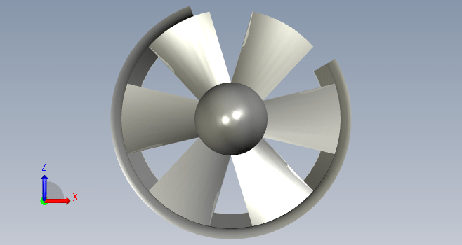 F0447-涵道风扇设计模型