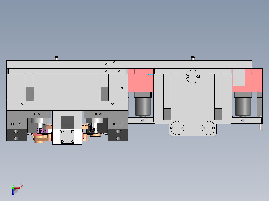 钳体液压夹具图