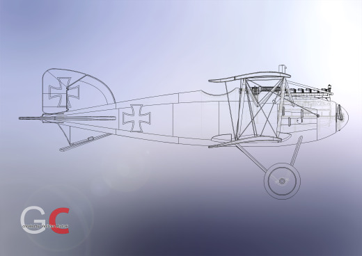 一战德国战斗机Albatros D.II缩略图