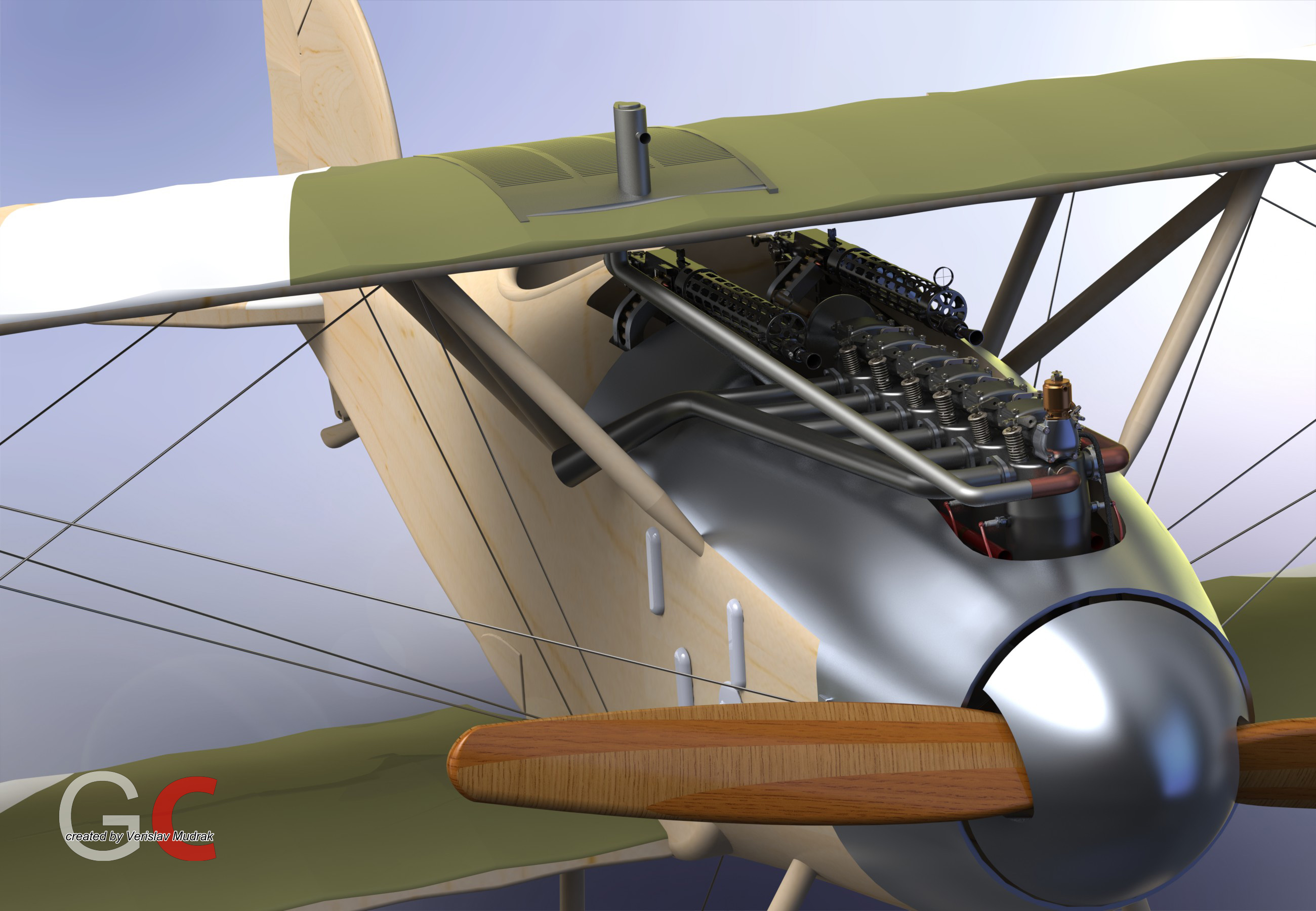 一战德国战斗机Albatros D.II