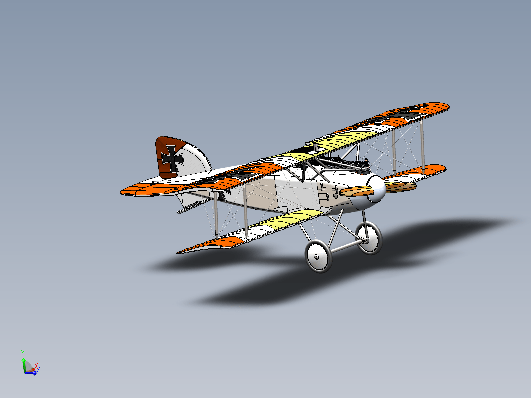 一战德国战斗机Albatros D.II