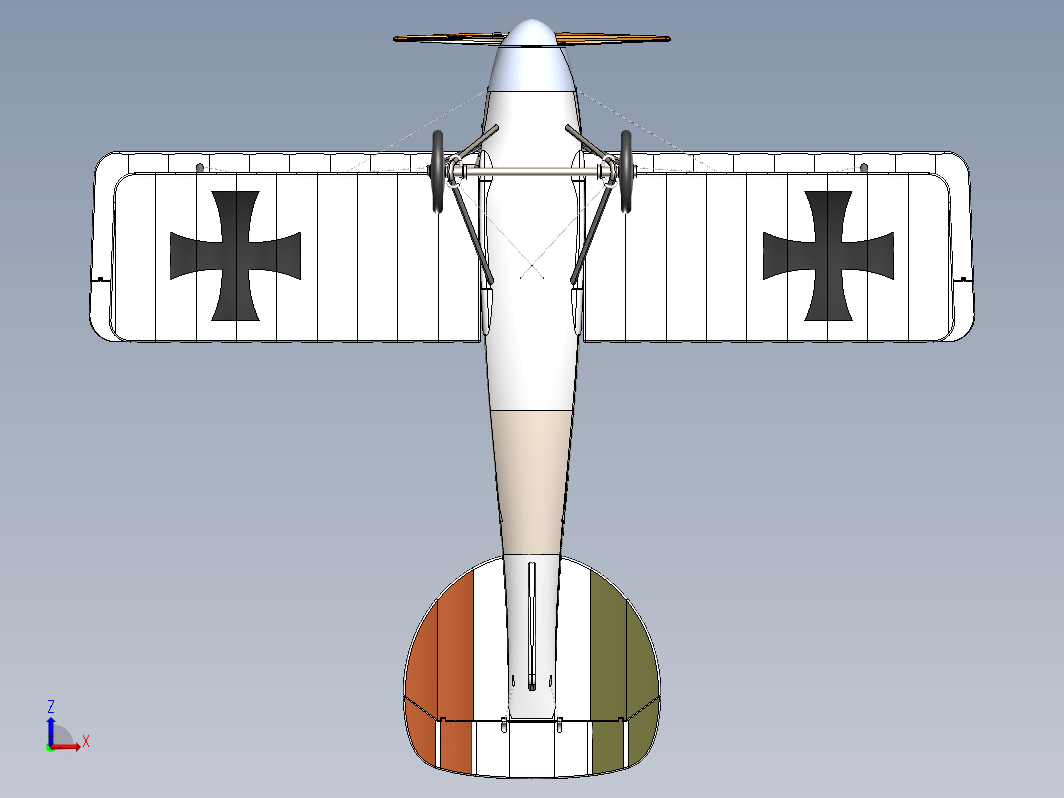 一战德国战斗机Albatros D.II